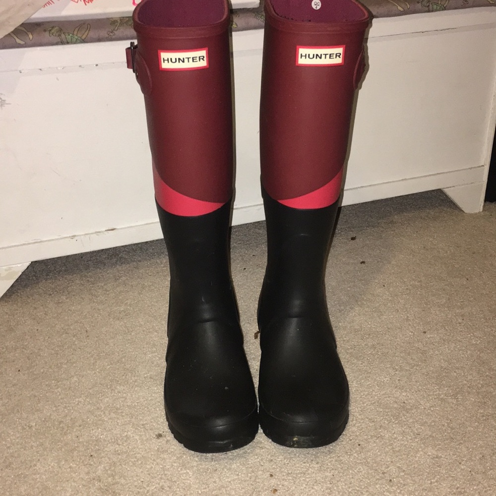 Hunter boots.